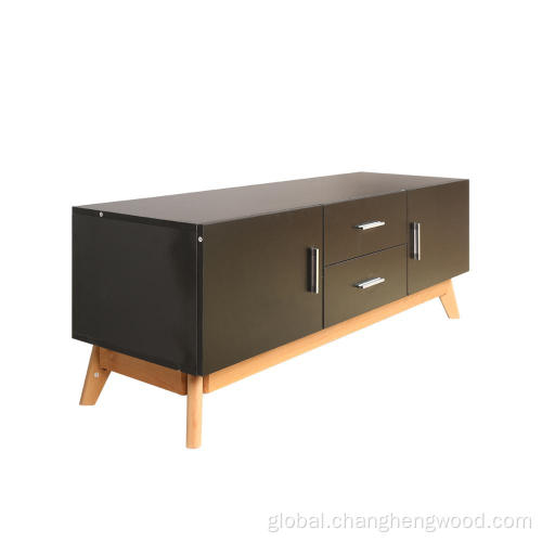 Solid Wood Two Drawers TV Cabinet solid wood legs tv cabinet Manufactory